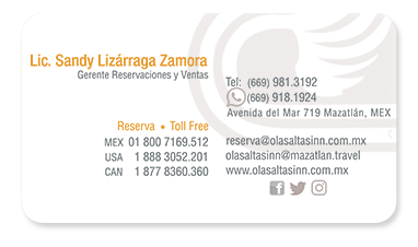 Contacto Reservaciones